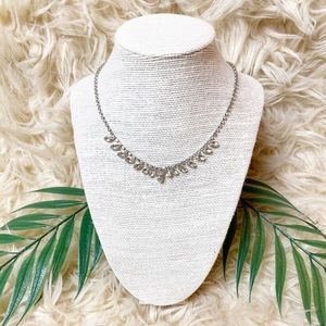 Vintage Rhinestone Glam Necklace